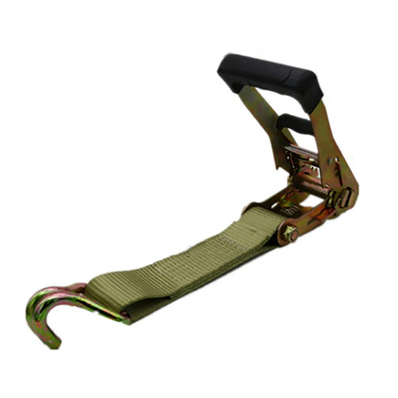 1Set Buckle Tie-Down Belt Cargo Straps For Car Motorcycle Strong For Luggage Bag Ratchet Bike With Rope Belt Metal Buckle Tow
