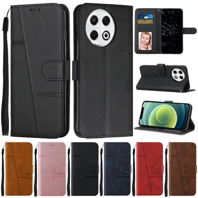 Tecno Spark 30 Pro Flip Wallet Book Cover - Premium Protective Phone Case