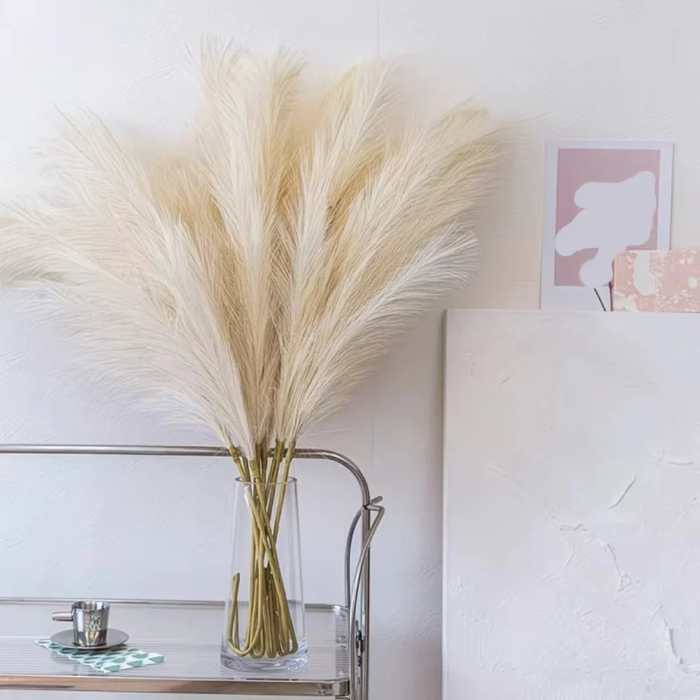 Pampas Grass Decoration Set | Lush & Realistic Faux Plants | Chic Bohemian Home Accents