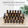 Natural Wood Essential Oil Display Stands Holder Rack Storage Organizer For 30 Slots 5-15ml Bottles Perfume Storage Tray 1