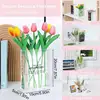Book Vase For Flowers Transparent Acrylic Vases Decorative Hydroponic Plant Vase Creative For The Wall Glass Dining Room Kitchen 6