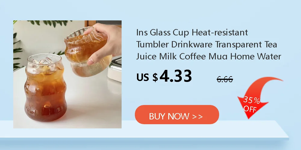 Hitzebeständiges Glas-trinkglas Für Saft Milch Kaffee Und Tee_voghion.com