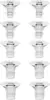 10pc Flange Inserts 13/15/17/19/21mm,Compatible with S9/S10/S12 etc 24mm Wearable Breast Pump,Breast Pump Flange Insert 1
