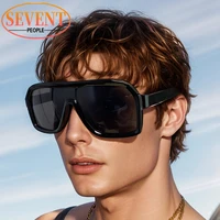 Lunettes de soleil carrées surdimensionnées classiques pour hommes 2026 – Monture métallique tendance de luxe, grandes lunettes de protection élégantes pour femmes 4