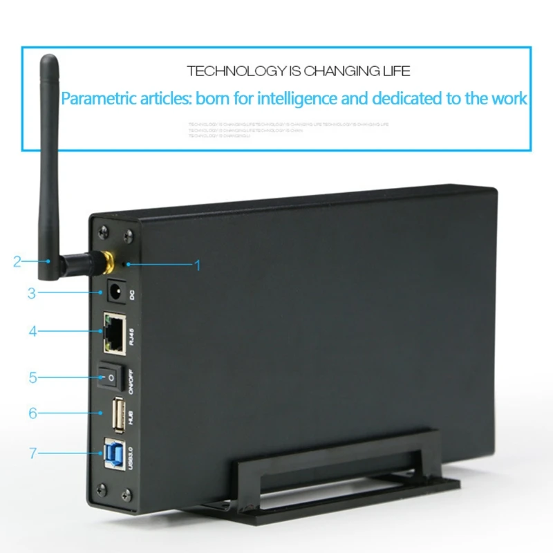 ޴ 3.5 ġ HDD SSD Ŭ, ޴ USB3.0 Rj45 ̴ NAS