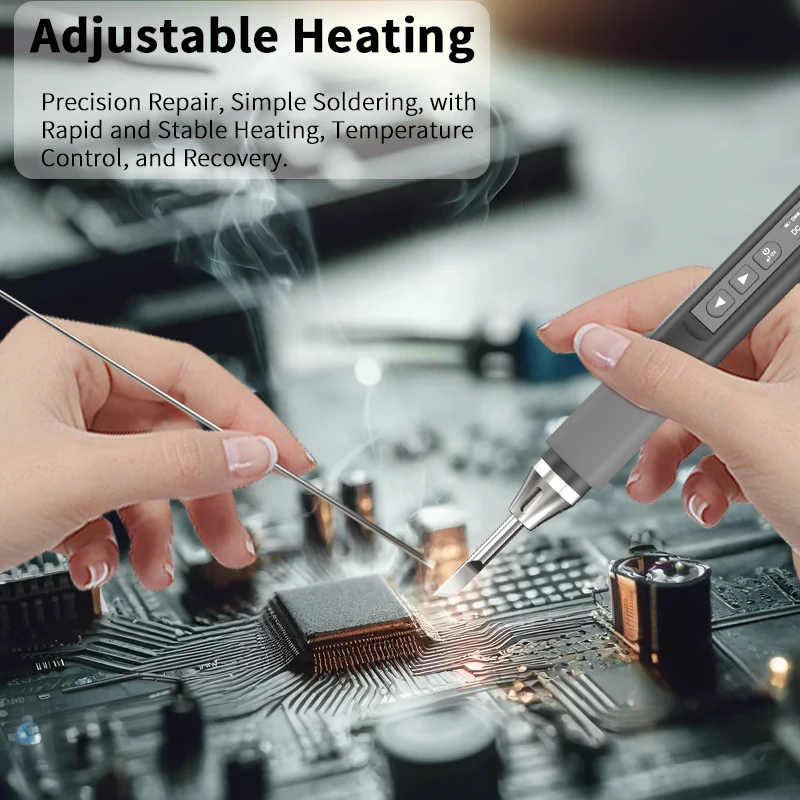 ZOYI Intelligent soldering iron + Multimeter portable high power USB professional soldering iron internal heat home maintenance 3