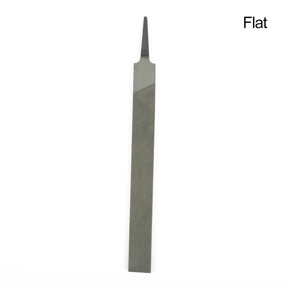 

6 Inch Steel File Steel Files Without Handle Round Craft Tools -Triangular Square Twin Cut Design Metal Woodworking High Quality