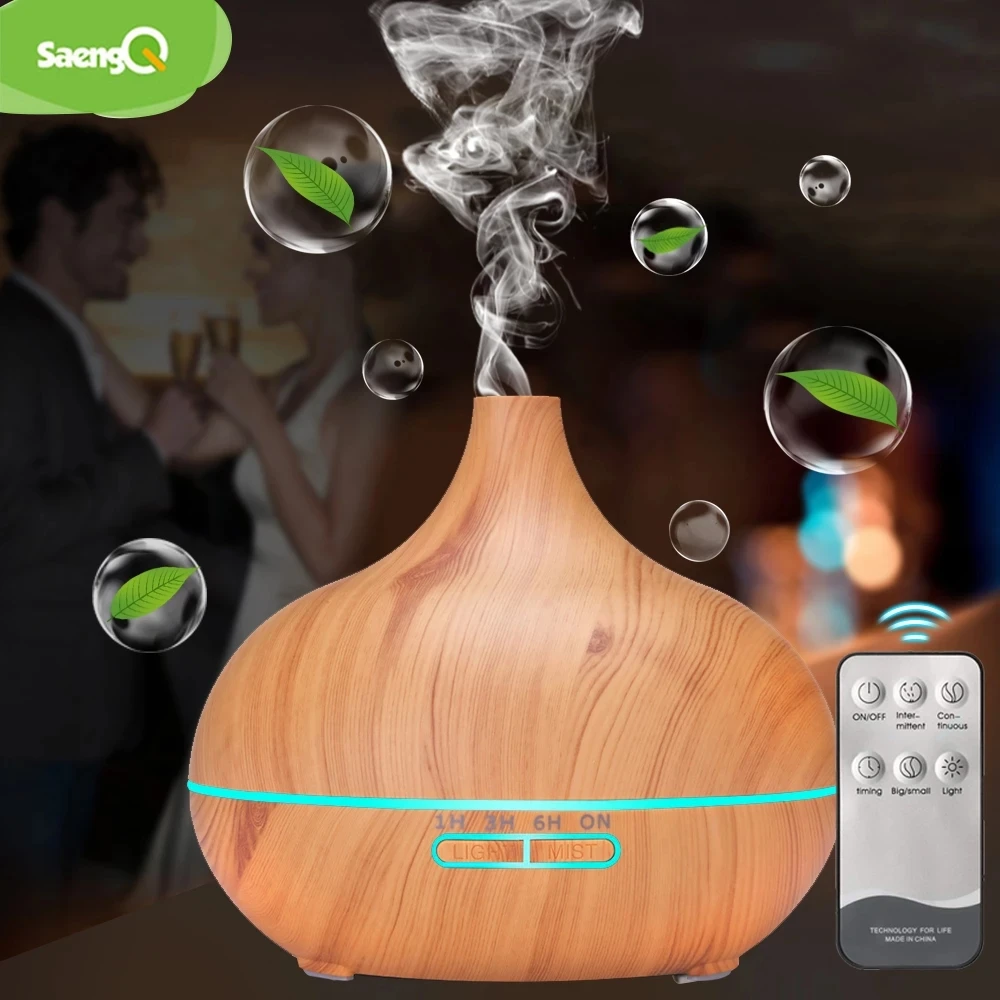 Humidificateur diffuseur huile essentielle lampe télécommandé