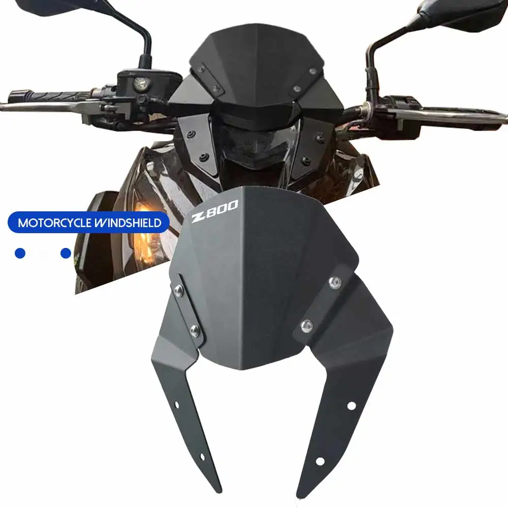 

FOR KAWASAKI Z800 Z 800 2013 2014 2015 2016 Motorcycle z800 Windscreen Windshield Deflector Protector Wind Screen Z z 800 13-16