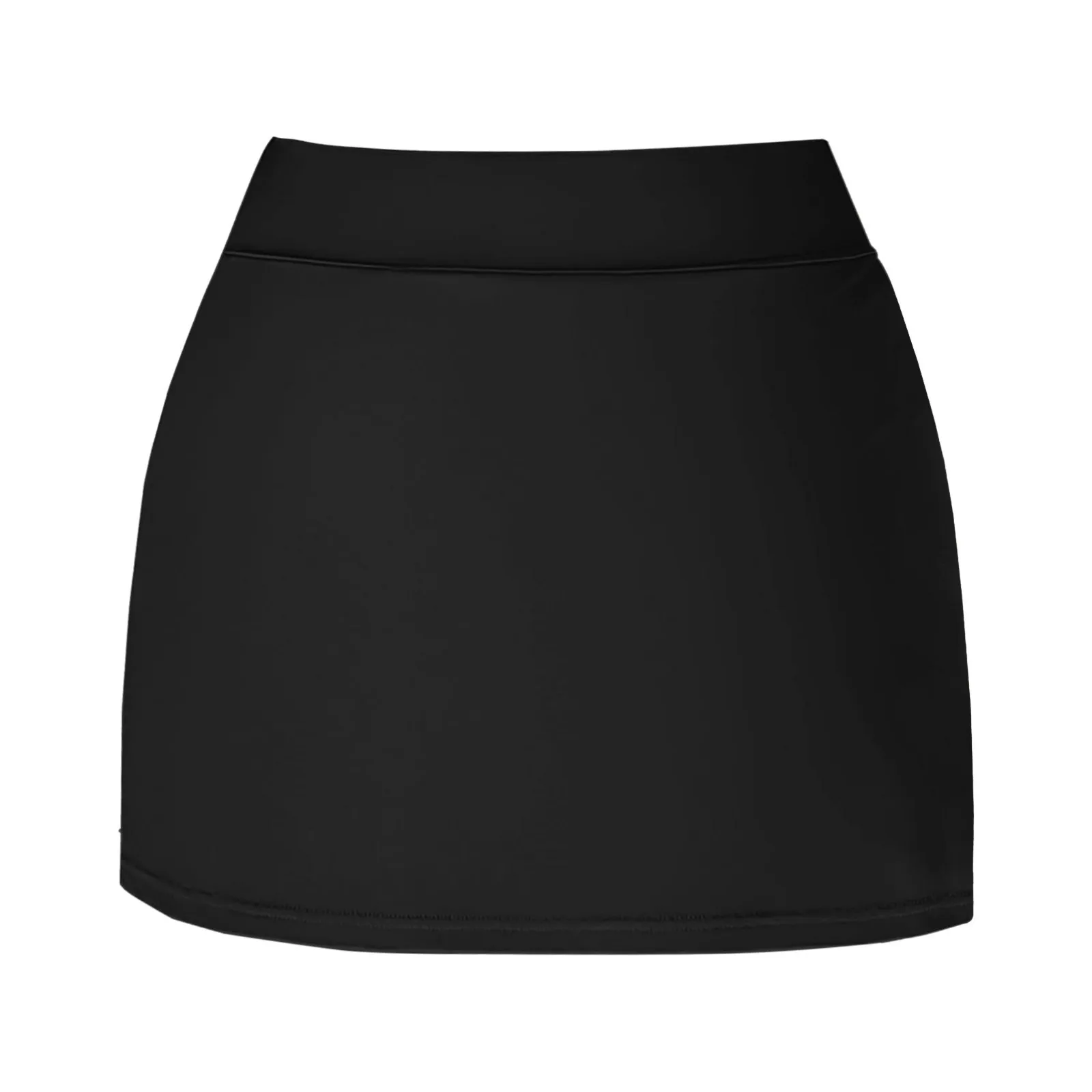 Bikini Bottom Womens Swim Skirt Built-in Briefs Shorts Skirt Layered Ruffled Swim Bottoms Solid Swimming Shorts For Sports women bikini bottom women swimsuit bottoms