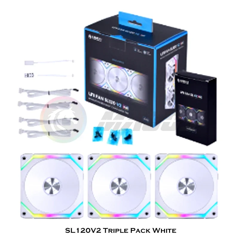 LIAN LI UNI FAN SL140 V2 RGB BK 5点セット LIAN LI UNI Fan SL140 V2 RGB Black , Single Pack Without