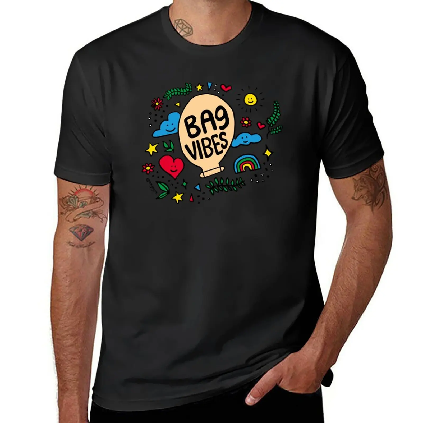 

bag vibes T-Shirt blacks Blouse sweat shirts, men