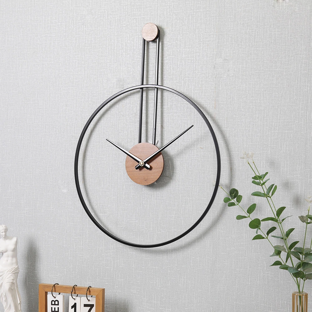 Joylove Creative Simple Wrought Iron Spanish Wall Clock Personality Art