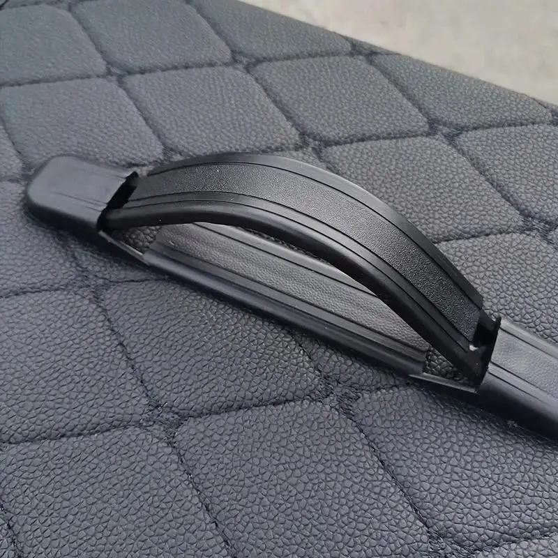 Car Trunk Organizer Box Large Capacity Auto Multiuse Tools Storage Bag Stowing Tidying Leather Folding For Emergency Storage Box