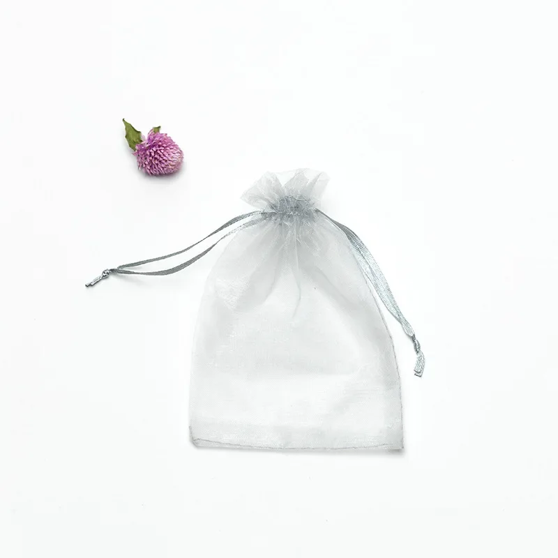 thumbnail image 1 of 50 bolsas pequeñas de organza de gasa de 5 x 7 cm para embalaje de regalos de Navidad, Halloween, bodas, cumpleaños, fiestas, suministros festivos, 1 of 5