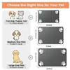 VIKAMA Pet Meal Mat Floor Mats, Diatomite Water-absorbent Easy to Clean Quick-Drying Food Mat, Dogs and Cats Feeding Placemat 6