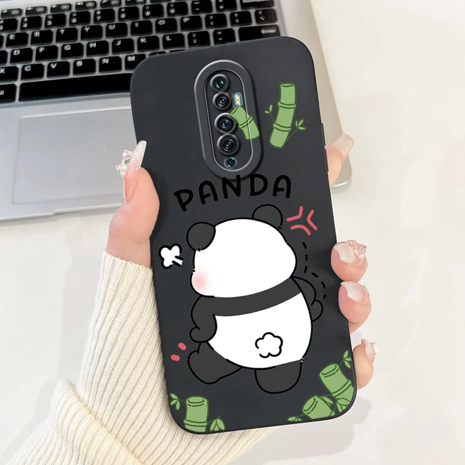 Cute Cartoon Soft Silicone Lens Protective Phone Case