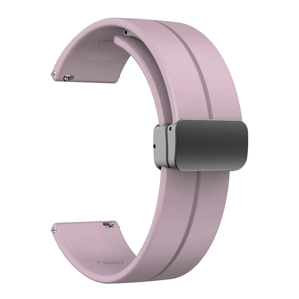 Versatile Silicone Magnetic Smartwatch Bracelet - Available in Multiple Sizes