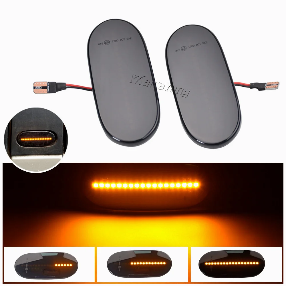 2X Per Mercedes Benz Sprinter W906 Vw Crafter Minibus Van Led Indicatore Laterale Dinamico Indicatore Di Direzione Lampada Lampeggiante Sequenziale