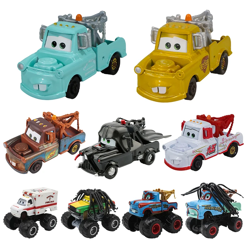 New Pixar Cars 2 3 Disney Lightning Mcqueen Mater Cars 1:55 Diecast Metal Alloy Model Toys For Boys Kids Regali Di Compleanno