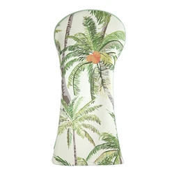 Hawaiian Style Soft PU Leather Golf Club Headcover Set - 3 Pieces (Driver Cover)