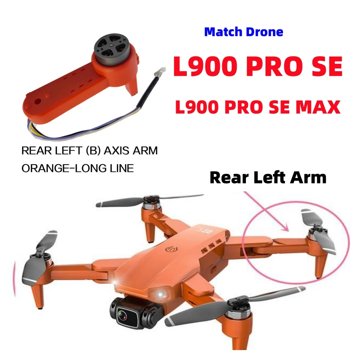 JHD Original L900 Se Max Drone Arms for L900 PRO SE/ MAX Drone Spare Parts Arms