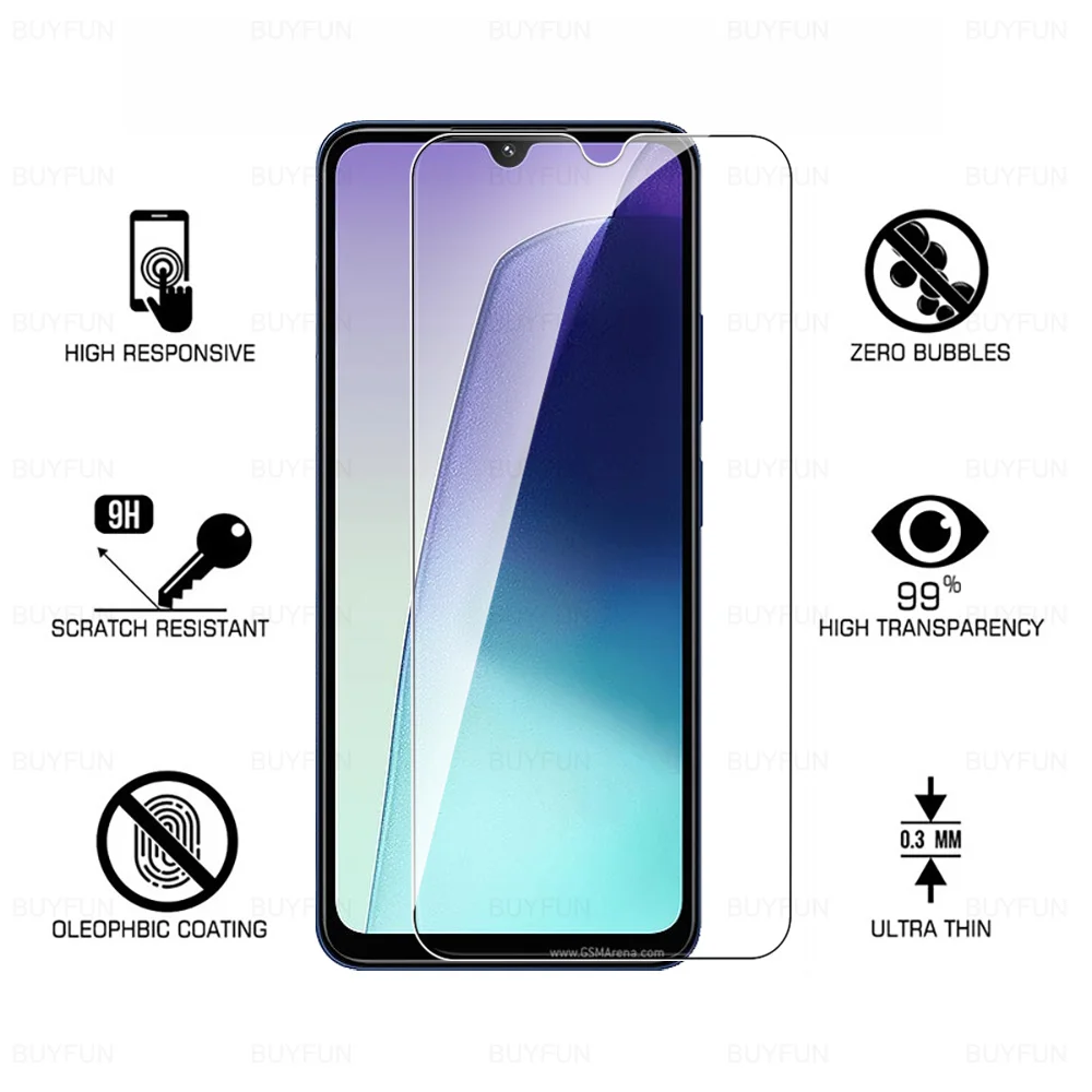 6-in-1 HD Tempered Glass Screen Protector with Camera Film