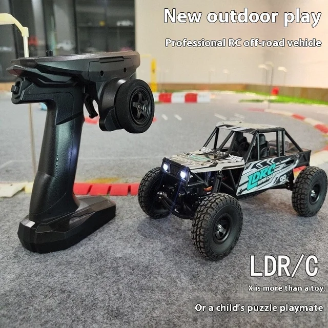 Ldrc Rc Car 18499 1/18 Remote Control  Climbing Car 4wd Professional Car Model Pipe Rack Vehicle For Boy Car Toy 4