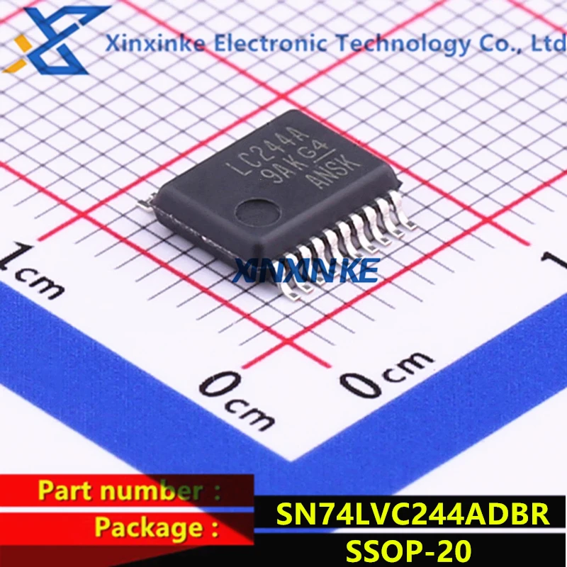 

SN74LVC244ADBR LC244A SSOP-20 SMD Chip Buffers & Line Drivers Tri-State Octal Logic ICs Brand New Original