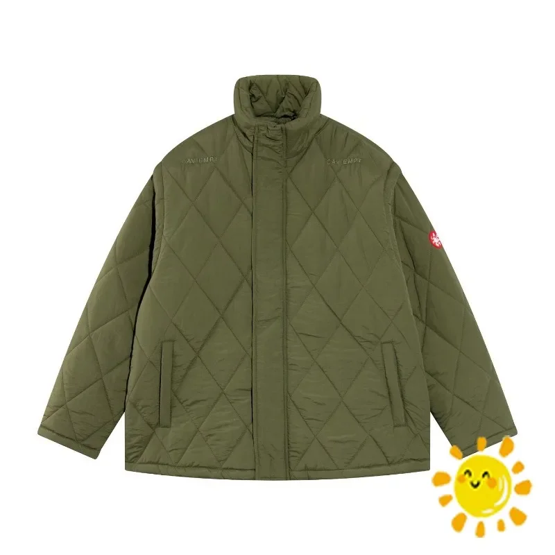 

Top Version CAVEMPT Bread Puffer Jacket Parkas for Men Women CAV EMPT Hooded Loose Thicken Down Coats