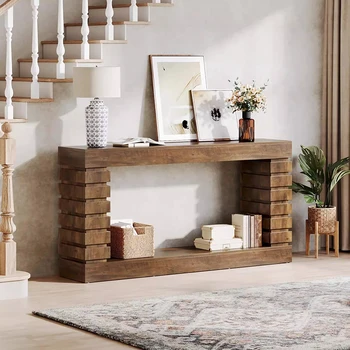 Wabi Sabi Consolle unica Elegante e minimalista Consolle classica premium contro il muro Design Bureau Furniture