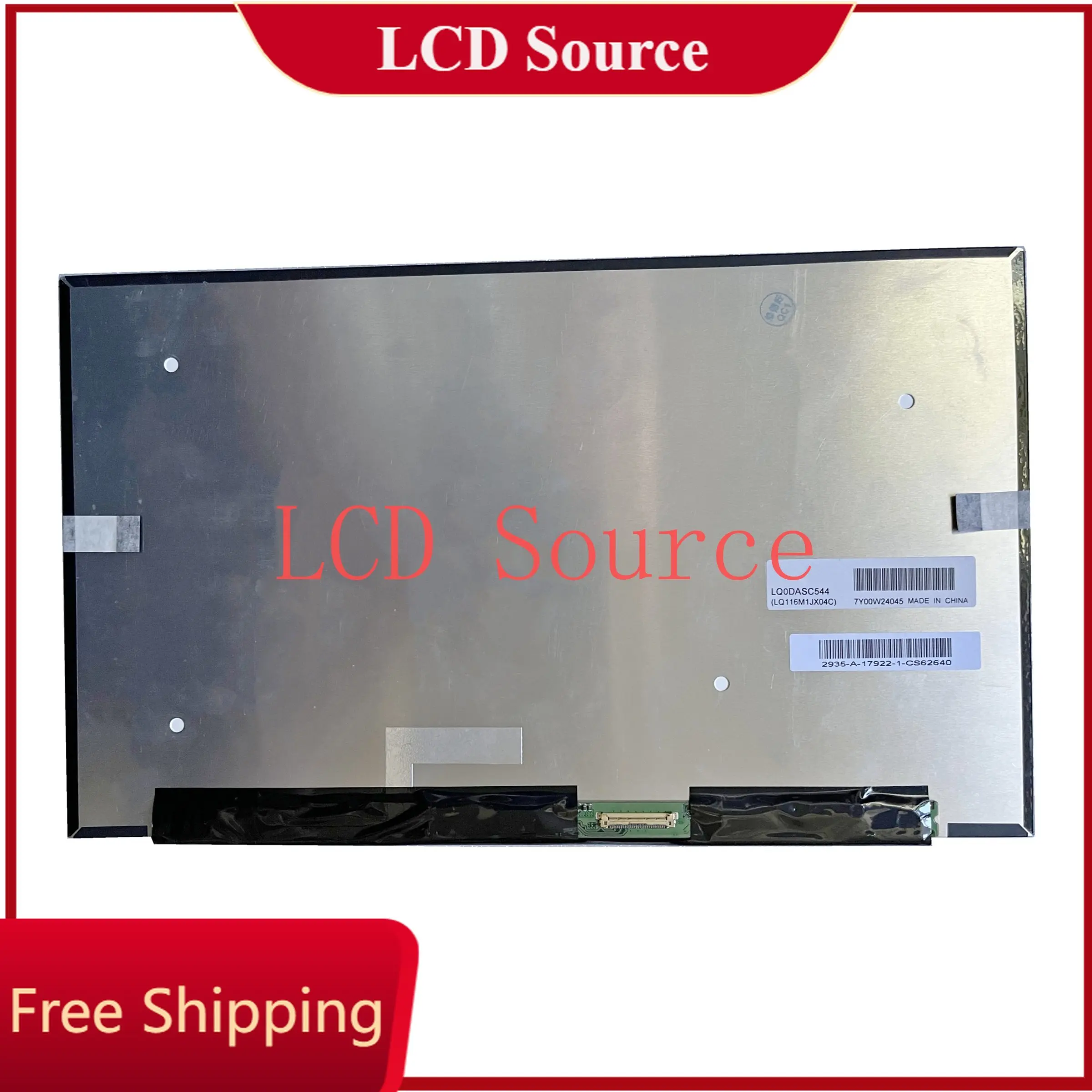 

LQ116M1JX04 EDP 30PIN 60HZ LCD Screen Laptop Replacement Display Panel 1920*1080 FHD 100% sRGB