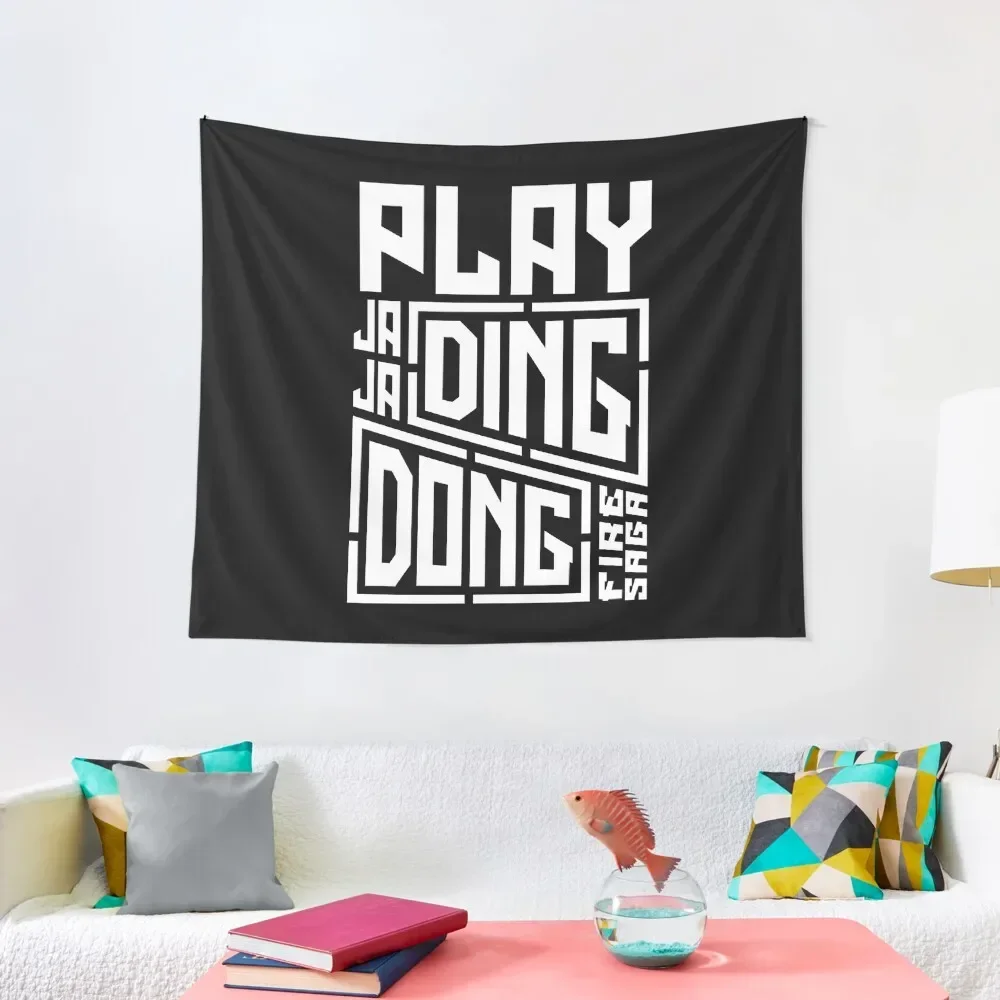 

Retro Fire Saga Play Ja Ja Ding Dong Song Awesome For Movie Fan Tapestry Decorative Wall Murals Wall Decor Tapestry