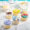 8/10/16Pcs/Set Silicone Pastry Bag Tips Kitchen Cake Icing Piping Cream Cake Decorating Tools Reusable Nozzle Set +1 Pastry Bags 5