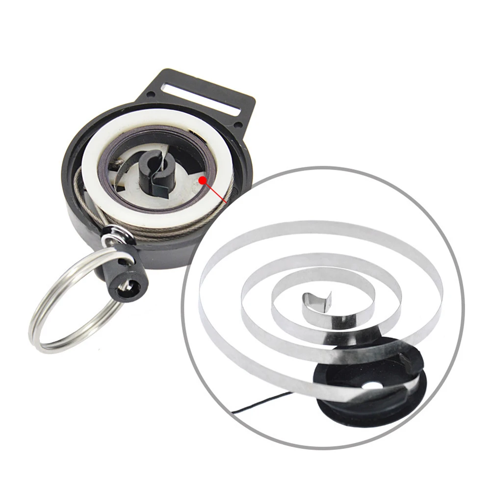 

Strap Key Chain Adjustable Corrosion-resistant Diving Gear Hook Diving Telescopic Miss Rope Lanyard Scuba Diving