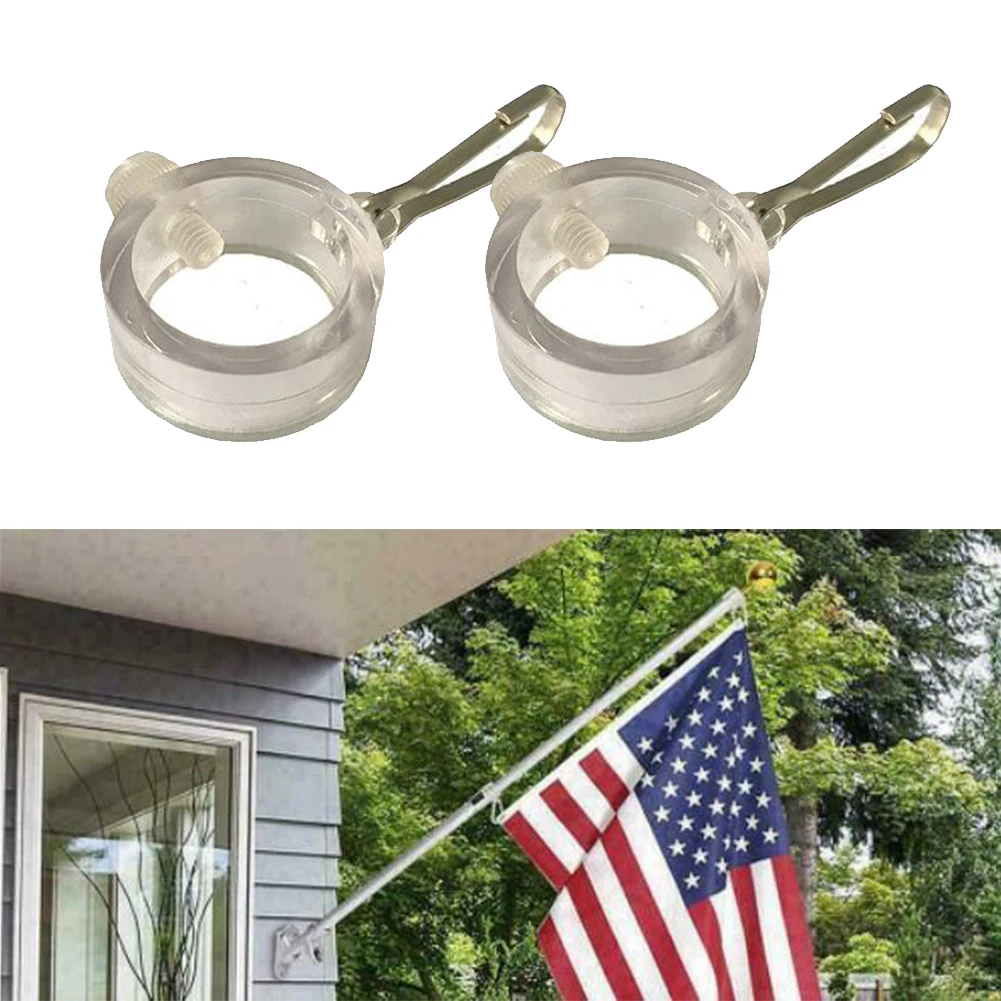 Anti-Wrap Flag Pole Rotating Mounting Rings Grommet Clip Attachments 2Pcs/Set for 1Inch Diameter Flagpole Fixing Tool
