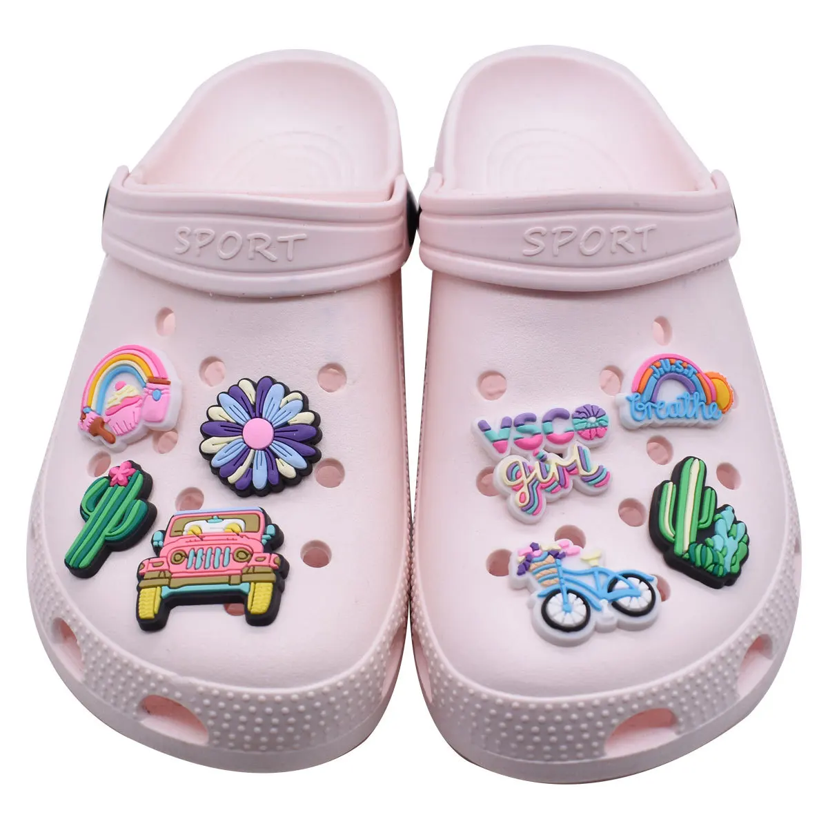 Hot Sale 1Pcs Summer Beach Shoe Charms for Crocs Accessories