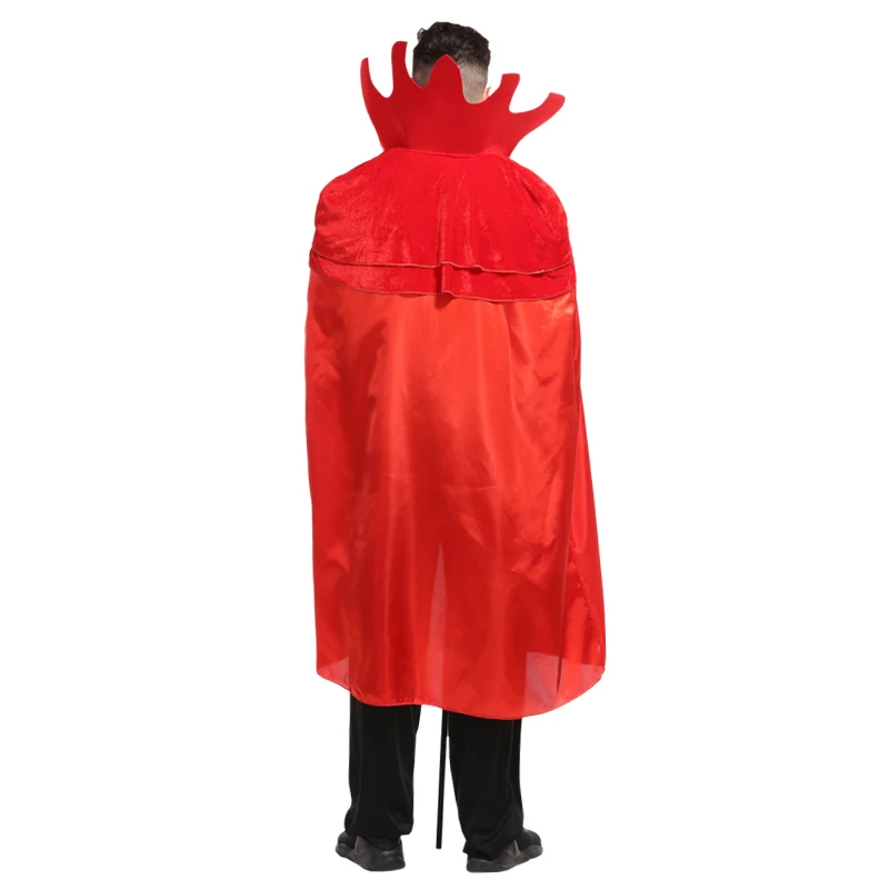 Men Medieval Vampire Cloak For Adult Scary Dracula Cosplay Cape Purim Carnival Party Dress Up anime cosplay cloak