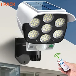 High - Lumen Wireless Solar Security Floodlights with Motion Sensor (1Pack)