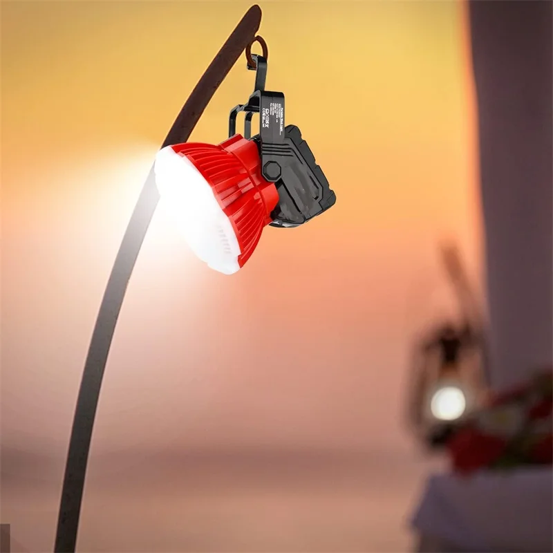 24W 2400LM Portable LED Work Light with Hook For Makita/Bosch/Dewalt/Milwaukee/B
