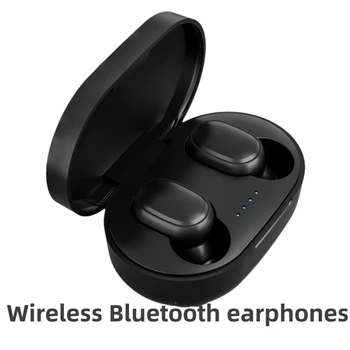A6S Cuffie Bluetooth wireless originali TWS Auricolari wireless Auricolari sportivi Cuffie con microfono per smartphone Xiaomi Huawei 1