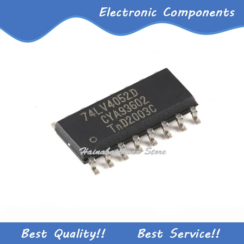 

10 шт./партия 74LV4052D-Q100J SOIC16 новая и оригинальная фотография