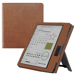Universal 7 Boox Protective Stand Case with Elastic Strap - Boox Go Color 7 2nd (Brown)