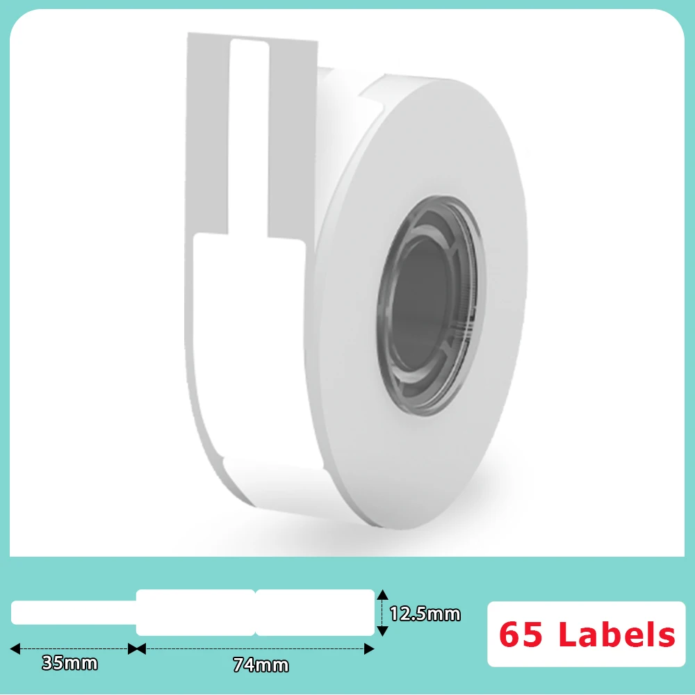 Adhesive Maker Paper for Name Stickers and Tags, 15mm x 7m Roll