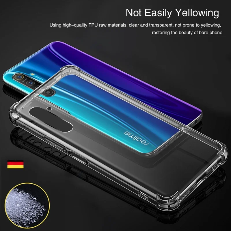 Transparent Shockproof Airbag Soft Back Phone Case