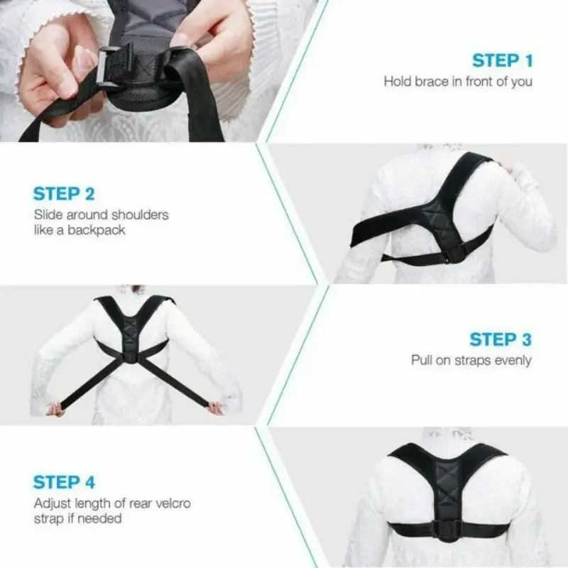 Description Picture 4 of itemBack Posture Correction Belt Hunchback Prevention Correction of Sitting Posture Unisex Breathable Body Shaping