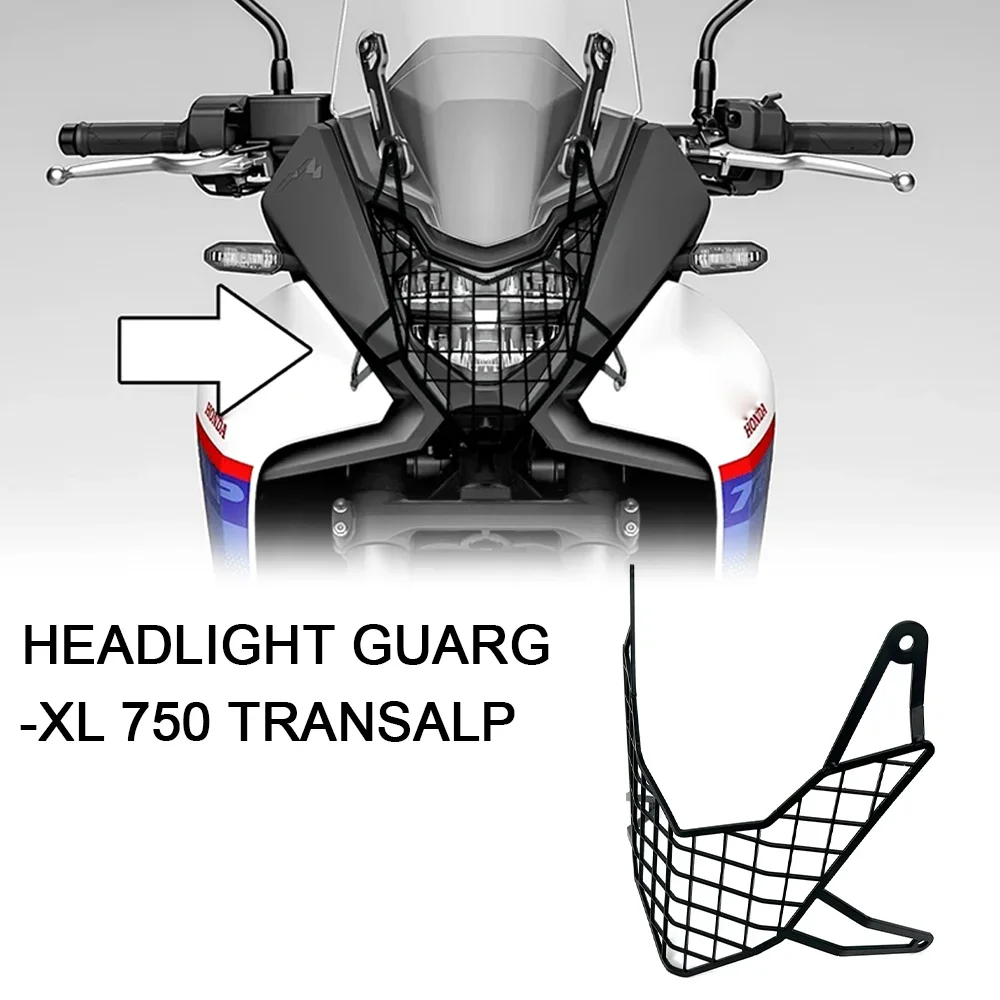 

Transalp XL750 Accessories Motorcycle Headlight Guard Head Light Grill Cover Protectors for HONDA XL 750 TRANSALP 2023-