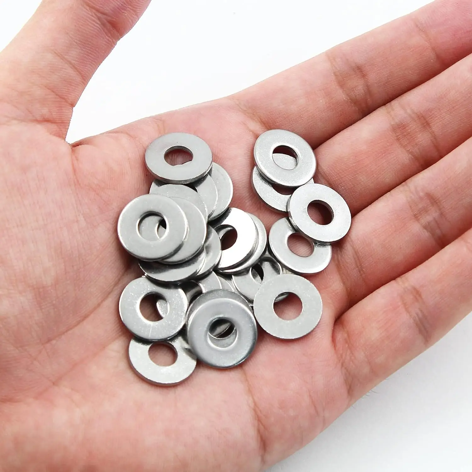 Description Picture 6 of itemStainless Steel Flat Washers 180pcs Sealing Plain Gaskets M2 M3 M4 M5 M6 M8 M10 Metal Ring General Screw Bolt Assortment Kits