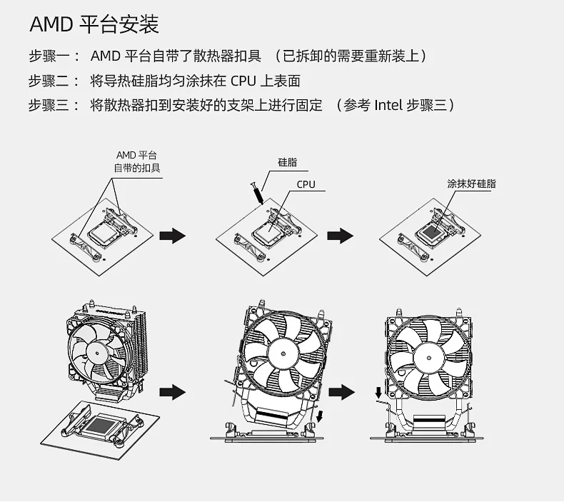 4Pin Ventilador Silencioso para Intel 775 1150