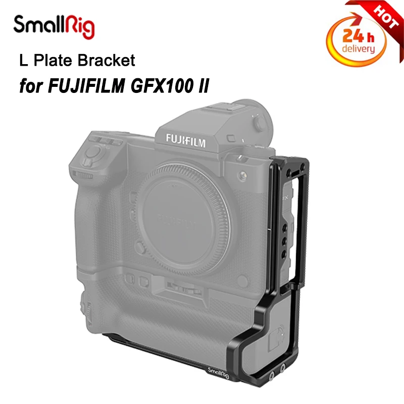 Smallrig Per Fuji Gfx100 Ii Special L Plate L-Staffa (Compatibile Con La Maniglia Della Batteria Vg-Gfx100Ii) 4203